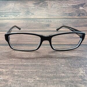 Ray-Ban RB 5169 2034 Mens Black Clear Rectangular Eyeglasses Frames 54-16-140